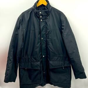 COLE HAAN JACKET MENS SIZE LARGE FULL ZIP QUILTED 3 FRONT POCKET DOWN JACKET BLK
